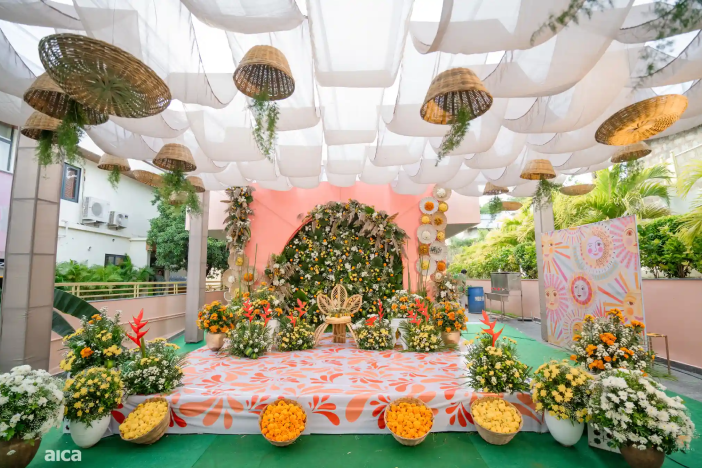 Ananta Vaishnavam Bride Haldi Decoration